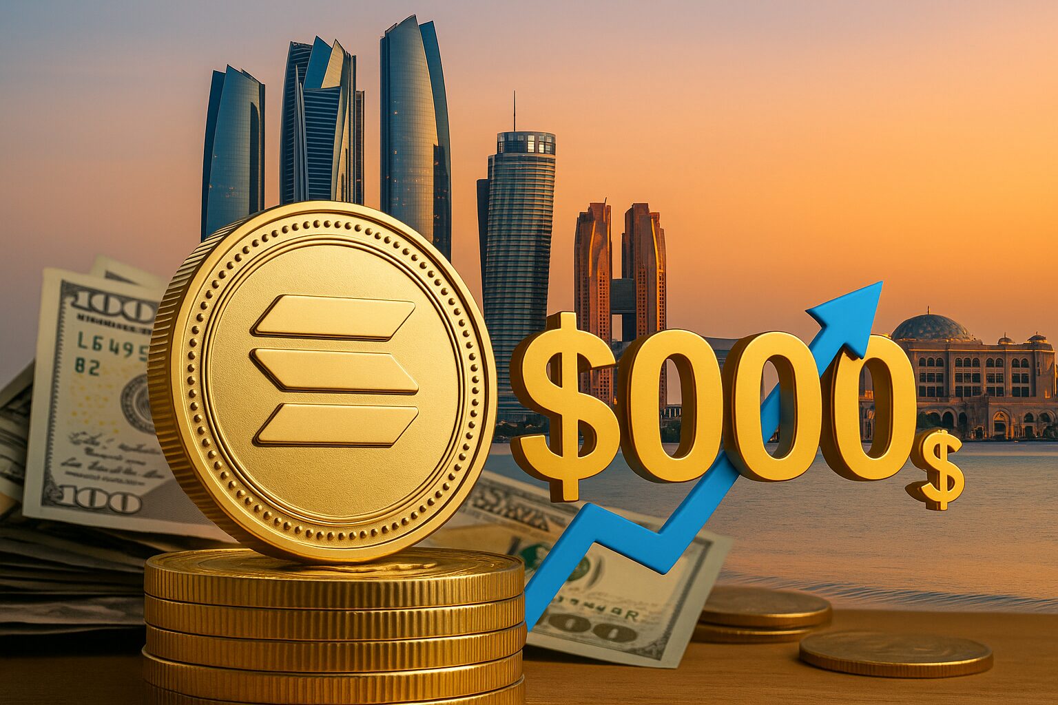 Abu Dabi atrae 300 millones con Solmate centrado en Solana