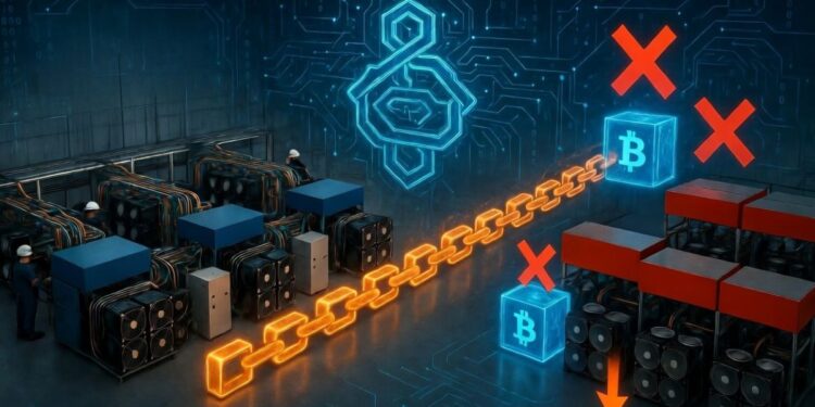 Bitcoin sufre una reorganización de dos bloques